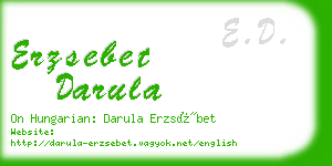 erzsebet darula business card